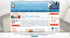 Desktop Screenshot of icdonmilani-rovato.it